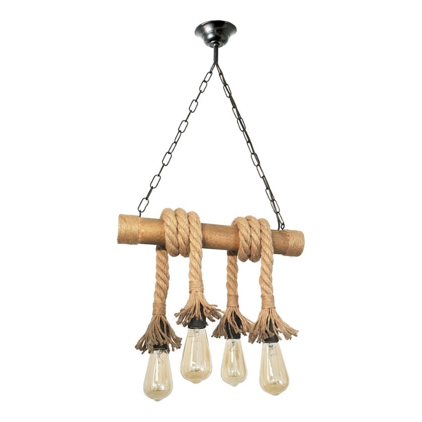 Brilagi - Lustra ar ķēdi KOS 4xE27/60W/230V dižskābardis