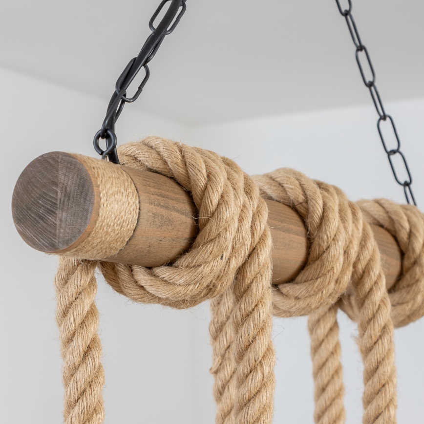 Brilagi - Lustra ar ķēdi KOS 6xE27/60W/230V dižskābardis