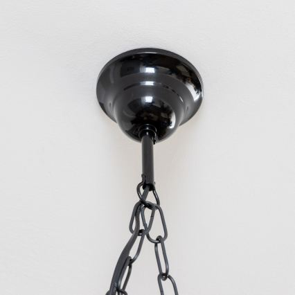 Brilagi - Lustra ar ķēdi QUEEN 2xE14/40W/230V dižskābardis/rieksts