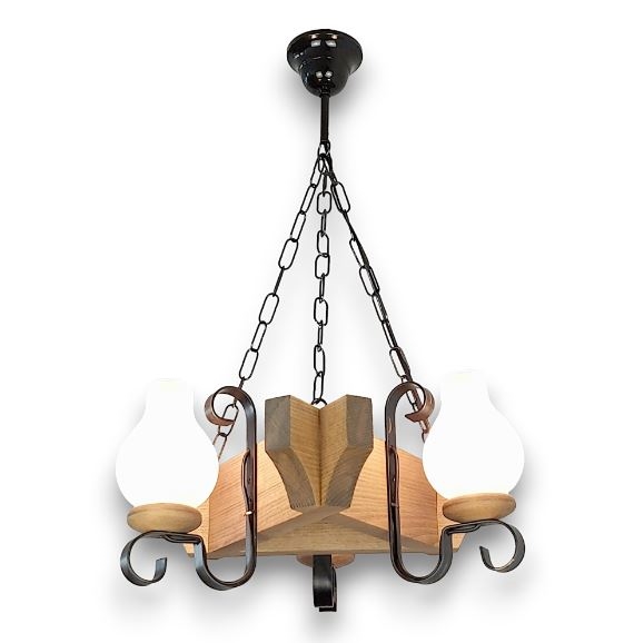 Brilagi - Lustra ar ķēdi QUEEN 3xE14/40W/230V dižskābardis