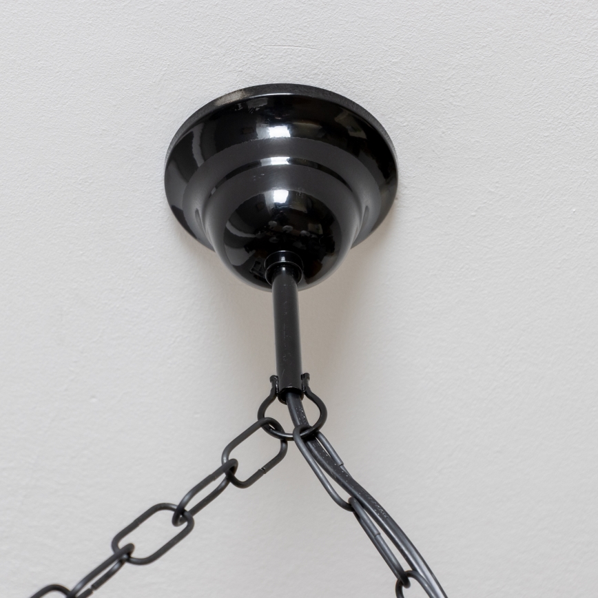 Brilagi - Lustra ar ķēdi QUEEN 6xE14/40W/230V dižskābardis