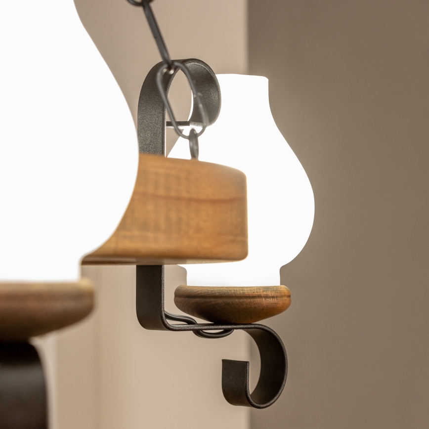 Brilagi - Lustra ar ķēdi ROATA 3xE14/40W/230V dižskābardis