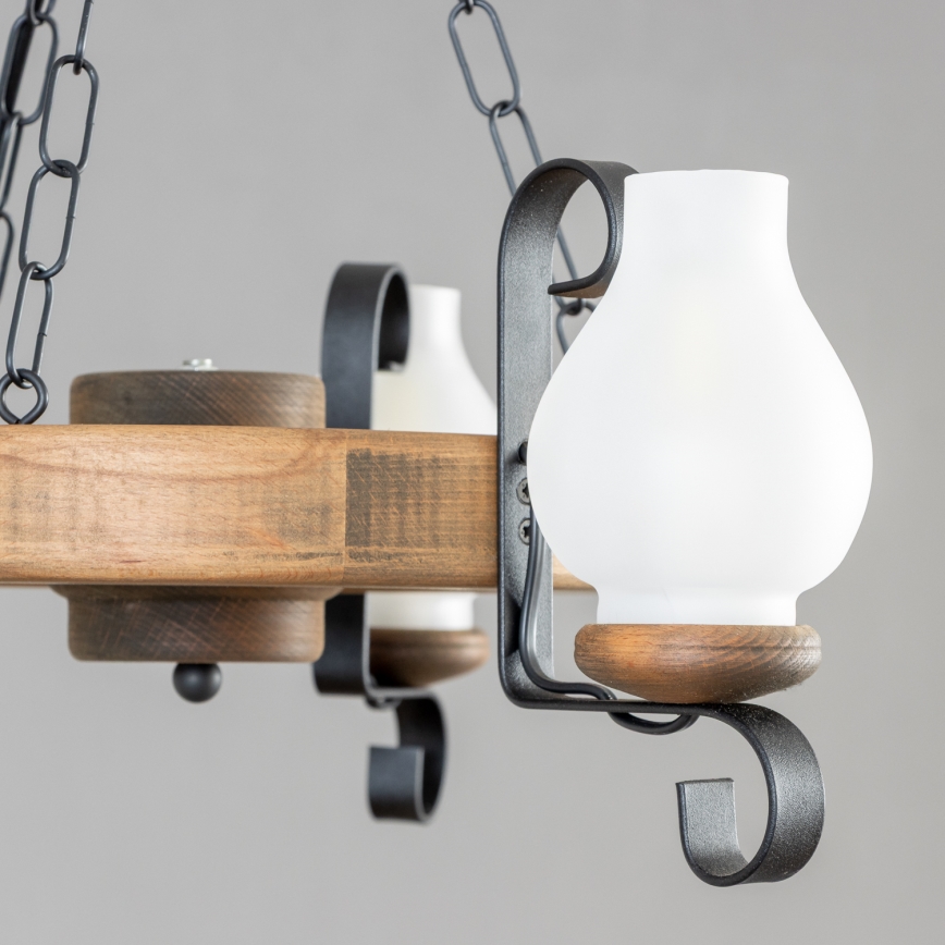 Brilagi - Lustra ar ķēdi ROATA 3xE14/40W/230V dižskābardis