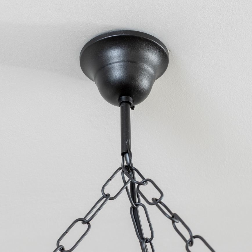 Brilagi - Lustra ar ķēdi ROATA 6xE14/40W/230V Ø 70 cm, buks