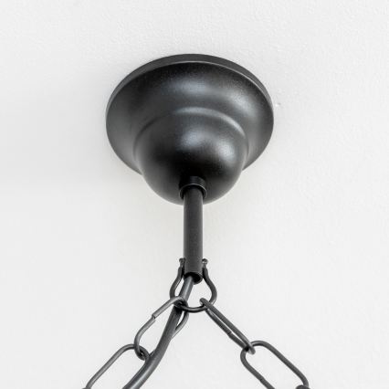 Brilagi - Lustra ar ķēdi RUSTIC 6xE14/40W/230V dižskābardis