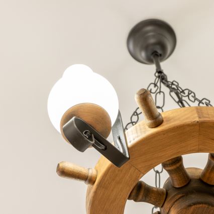 Brilagi - Lustra ar ķēdi TIMONA 4xE14/40W/230V Ø 50 cm buka