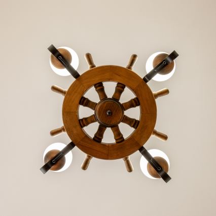 Brilagi - Lustra ar ķēdi TIMONA 4xE14/40W/230V Ø 50 cm buka