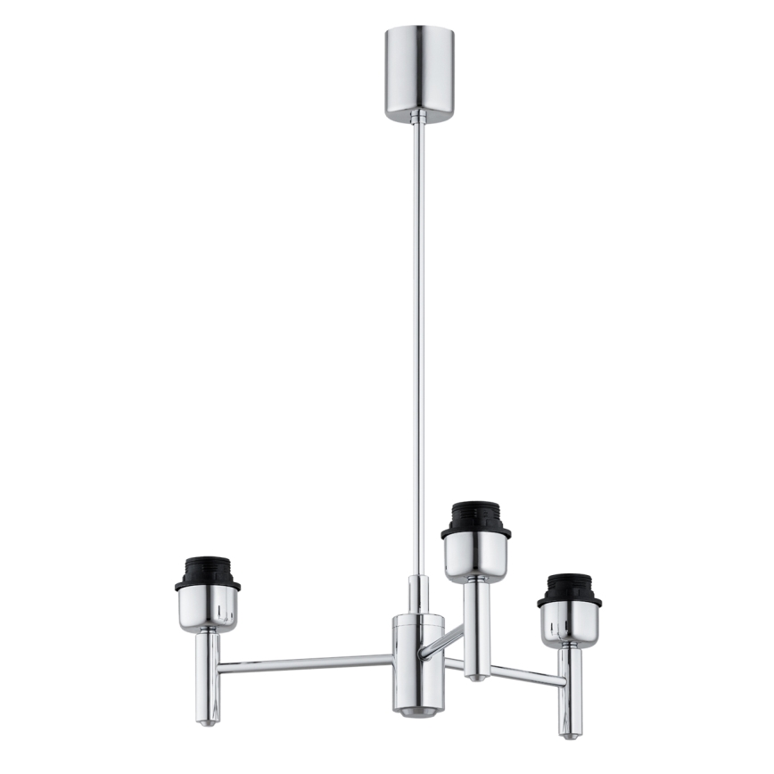 BRILAGI - Lustra ar stieni MONTE 3xE27/60W/230V krēmkrāsa/spīdīgs hroms
