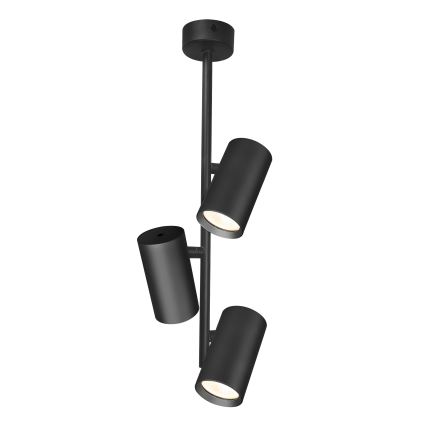 Brilagi - Lustra ar stieni SELE VERTICAL 3xGU10/30W/230V melna