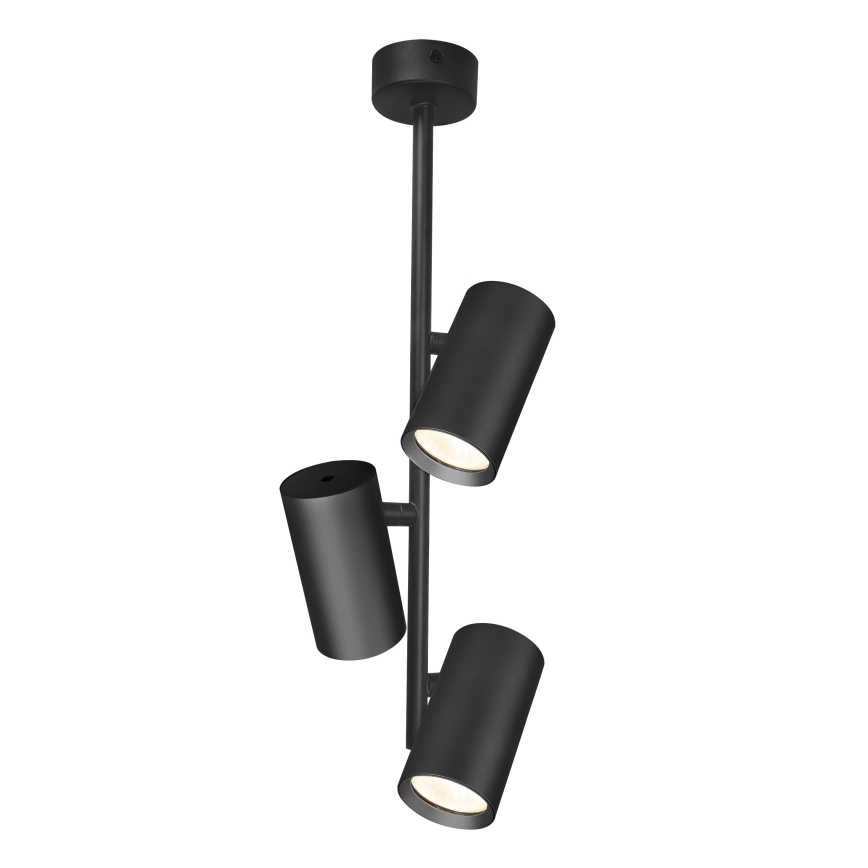 Brilagi - Lustra ar stieni SELE VERTICAL 3xGU10/30W/230V melna