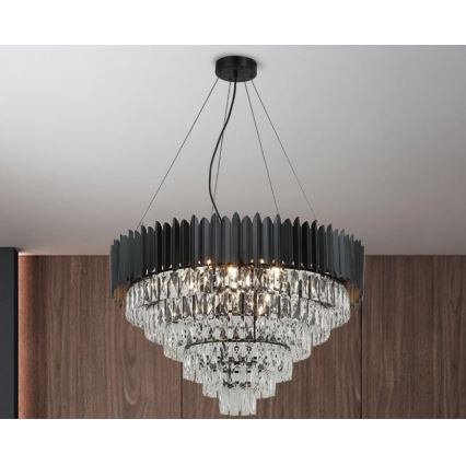 Brilagi - Lustra uz kabeļa CARLOS 11xE14/40W/230V Ø 80 cm