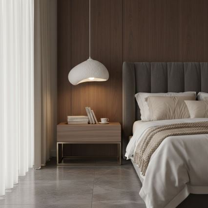 Brilagi - Lustra uz kabeļa WABI SABI 1xE27/40W/230V Ø 32 cm balta