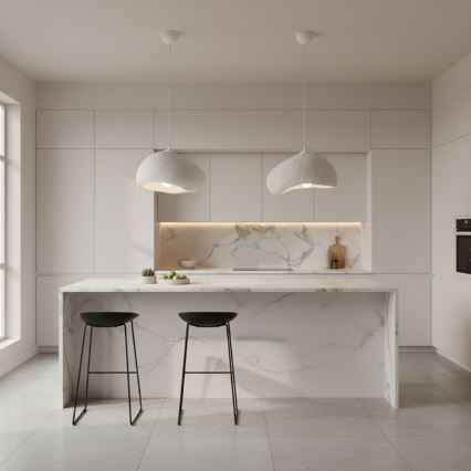 Brilagi - Lustra uz kabeļa WABI SABI 1xE27/40W/230V Ø 32 cm balta