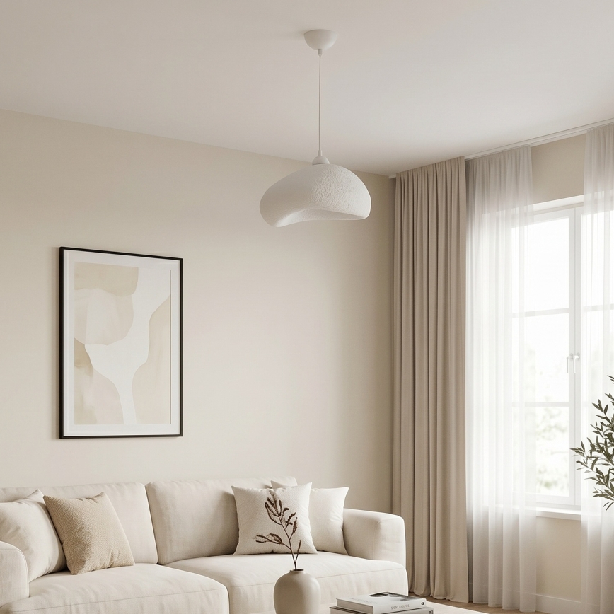 Brilagi - Lustra uz kabeļa WABI SABI 1xE27/40W/230V Ø 32 cm balta