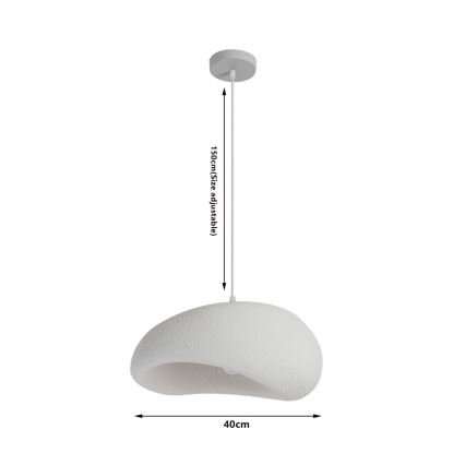 BRILAGI - Lustra uz kabeļa WABI SABI 1xE27/60W/230V Ø 40 cm balta
