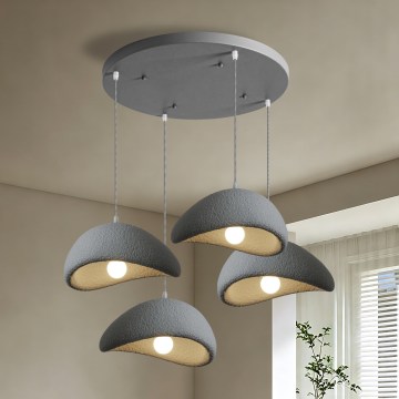 BRILAGI - Lustra uz kabeļa WABI SABI 4xE27/60W/230V pelēka