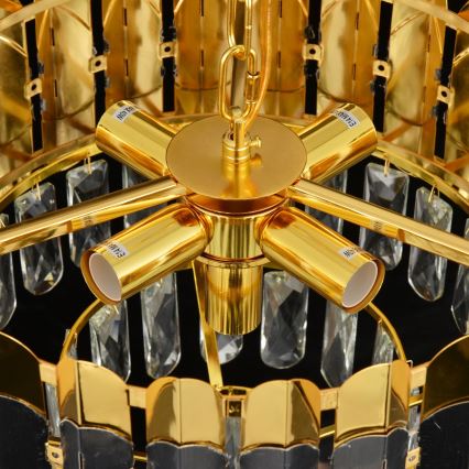 Brilagi - Lustra uz ķēdes CRISTAL 5xE14/40W/230V Ø 38 cm