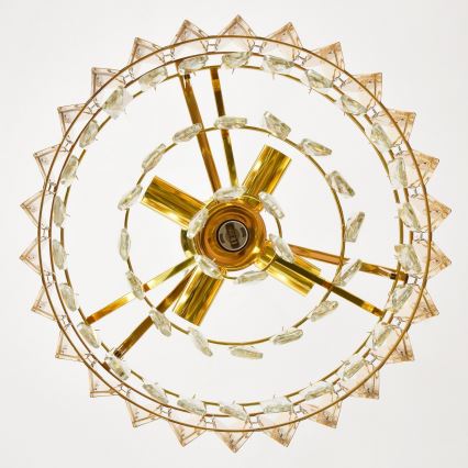 Brilagi - Lustra uz ķēdes CRISTAL 5xE14/40W/230V Ø 38 cm