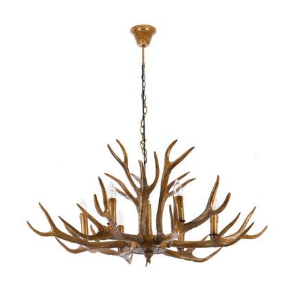 Brilagi - Lustra uz ķēdes DEER 6xE14/10W/230V Ø 102 cm