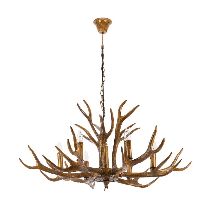 Brilagi - Lustra uz ķēdes DEER 6xE14/10W/230V Ø 102 cm