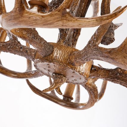 Brilagi - Lustra uz ķēdes DEER 6xE14/10W/230V Ø 102 cm