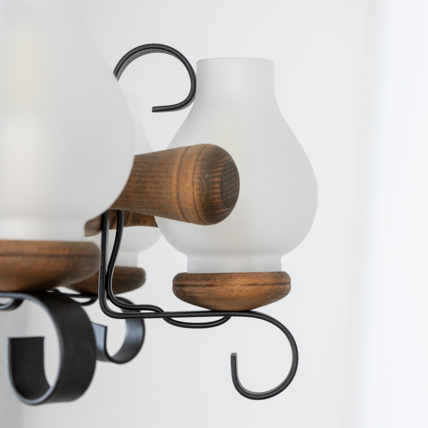 Brilagi - Lustra uz ķēdes TIMONA 8xE14/40W/230V Ø 70 cm buks