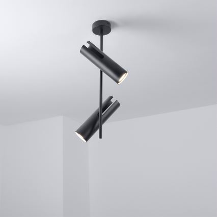 BRILAGI - Lustra uz stieņa BRANCH 2xGU10/30W/230V melna