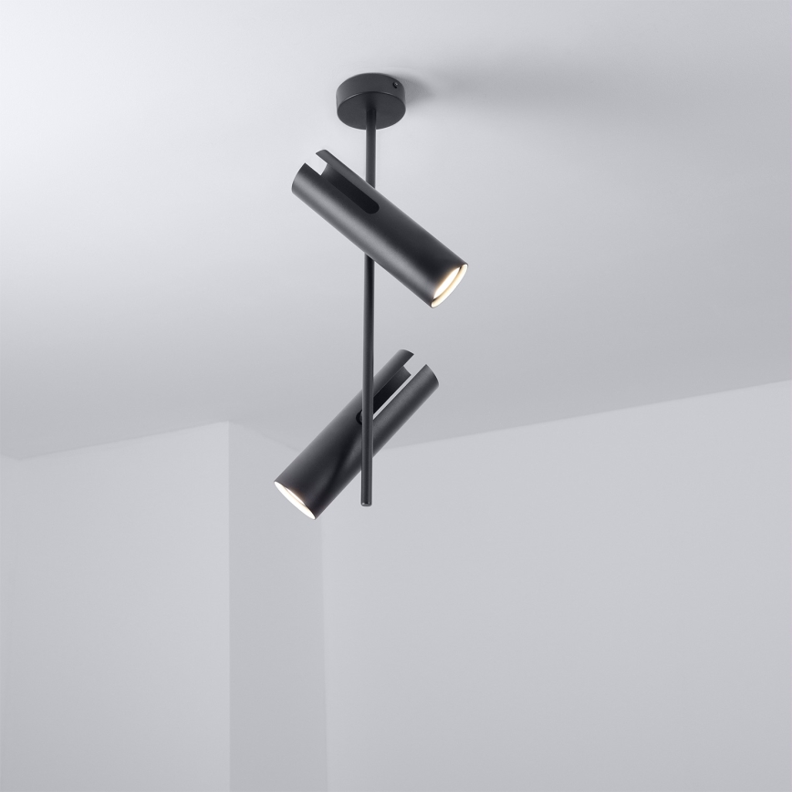 BRILAGI - Lustra uz stieņa BRANCH 2xGU10/30W/230V melna
