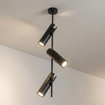 Brilagi - lustra uz stieņa BRANCH 3xGU10/30W/230V, melna
