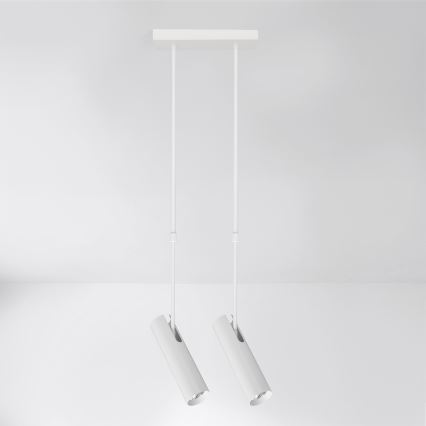 BRILAGI - Lustra uz stieņa SELE 2xGU10/30W/230V balta