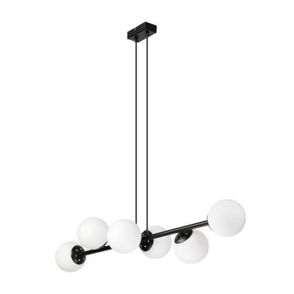 Brilagi - Lustra uz stieples MALONY 6xE14/20W/230V melna