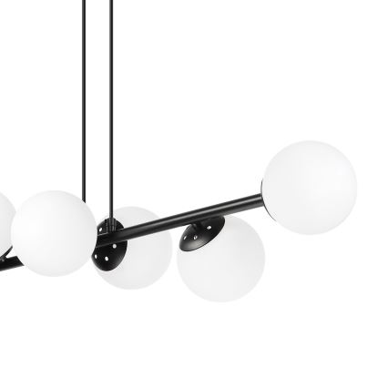 Brilagi - Lustra uz stieples MALONY 6xE14/20W/230V melna