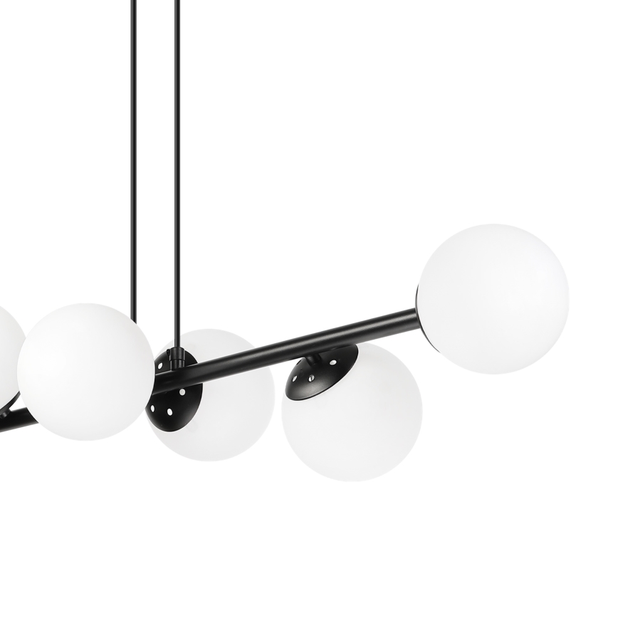 Brilagi - Lustra uz stieples MALONY 6xE14/20W/230V melna