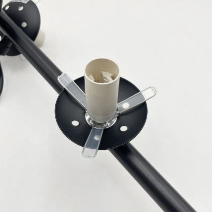 Brilagi - Lustra uz stieples MALONY 6xE14/20W/230V melna