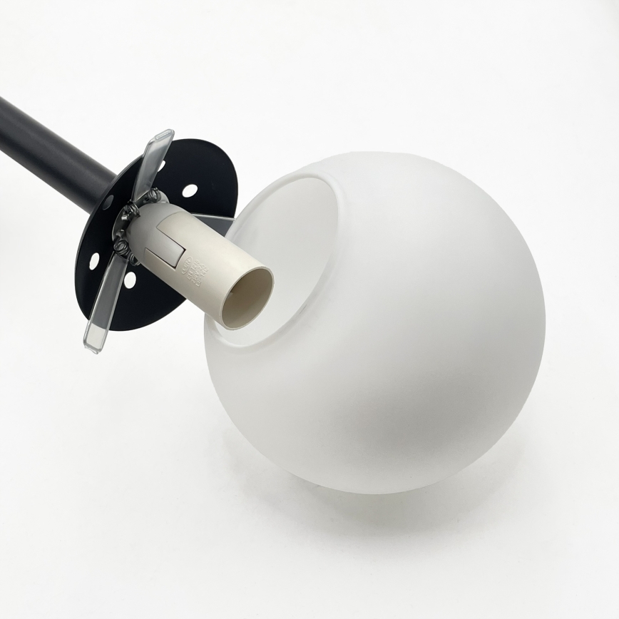 Brilagi - Lustra uz stieples MALONY 6xE14/20W/230V melna