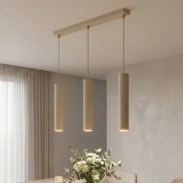 Brilagi - Lustra uz troses 3xGU10/15W/230V bēša/zelta
