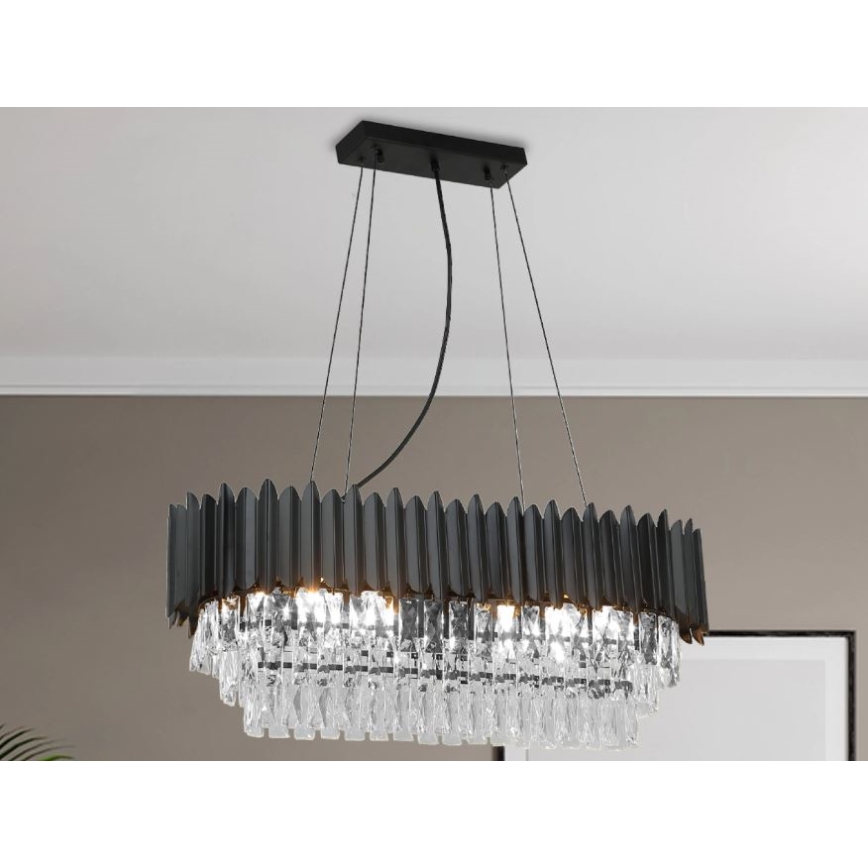 Brilagi - Lustra uz troses CARLOS 10xE14/40W/230V