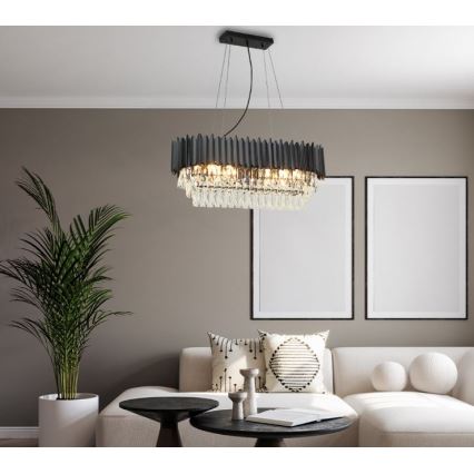 Brilagi - Lustra uz troses CARLOS 10xE14/40W/230V