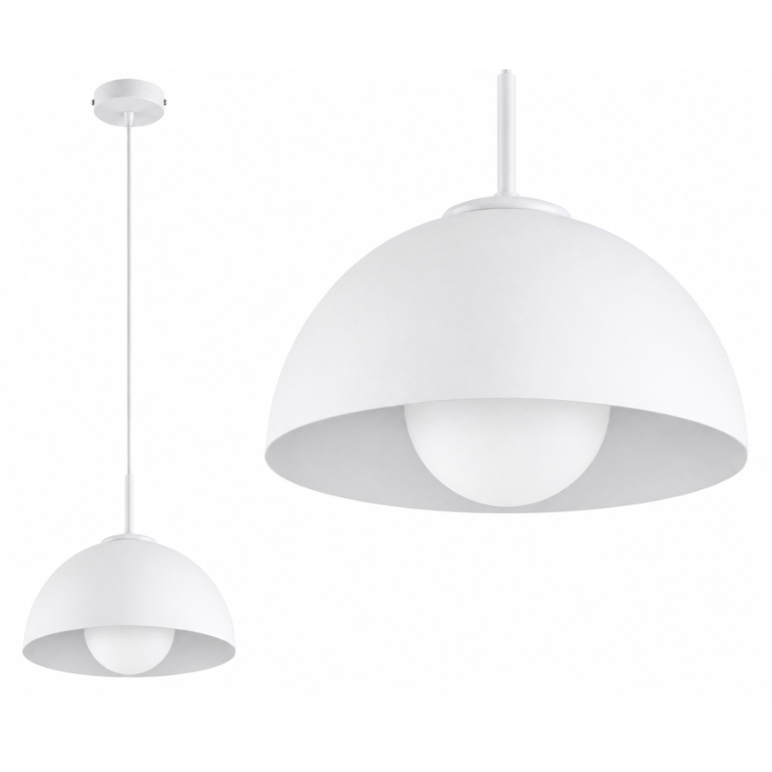 BRILAGI - Lustra uz troses COSMO 1xE27/60W/230V Ø 30 cm balta/zelta
