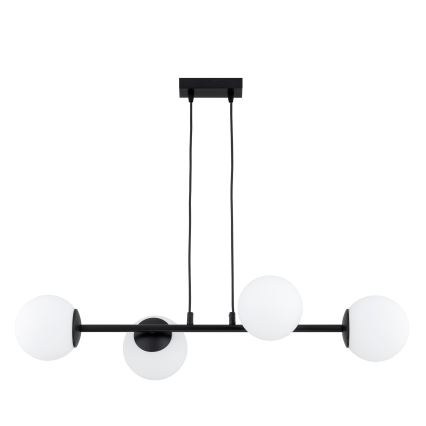 BRILAGI - Lustra uz troses MILO 4xE27/60W/230V, melna