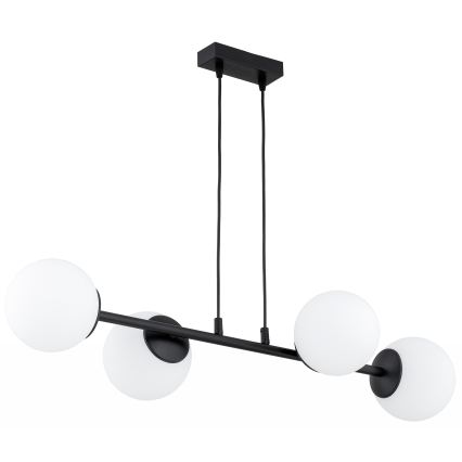 BRILAGI - Lustra uz troses MILO 4xE27/60W/230V, melna