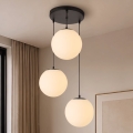 BRILAGI - Lustra uz troses POLOS 3xE27/40W/230V Ø 42 cm melna