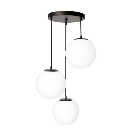 BRILAGI - Lustra uz troses POLOS 3xE27/40W/230V Ø 42 cm melna