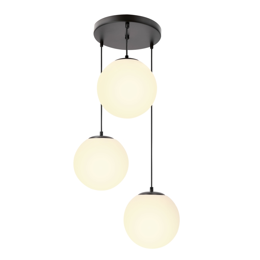BRILAGI - Lustra uz troses POLOS 3xE27/40W/230V Ø 42 cm melna