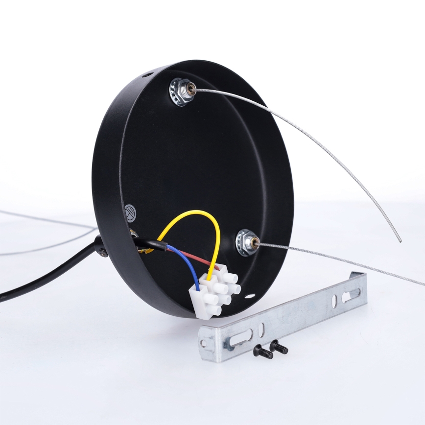 BRILAGI - Lustra uz troses SELE 4xGU10/30W/230V melna