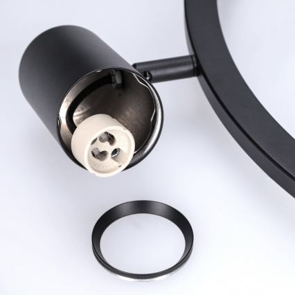 BRILAGI - Lustra uz troses SELE 4xGU10/30W/230V melna