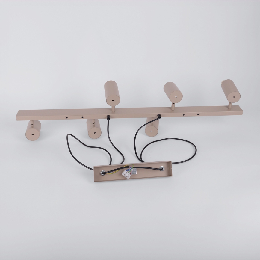 BRILAGI - lustra uz troses SELE 6xGU10/30W/230V bēša