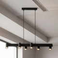 Brilagi - Lustra uz troses SELE 6xGU10/30W/230V melna
