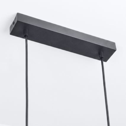 BRILAGI - Lustra uz troses SELE 6xGU10/30W/230V melna/ozolkoka dekors