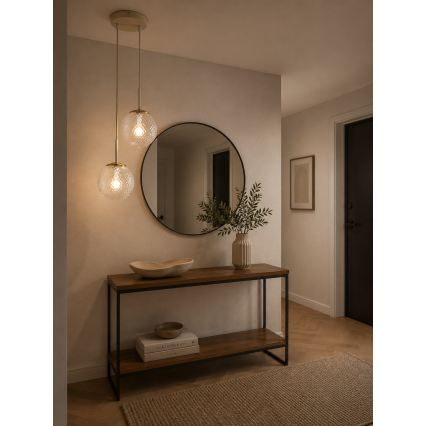 BRILAGI - Lustra uz troses STELLA 2xE27/60W/230V bēša/zeltaina